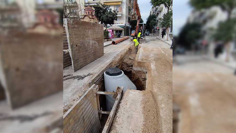 Θεσσαλονίκη: Εντοπίστηκε τμήμα βυζαντινού τείχους μετά από εργασίες της ΕΥΑΘ
